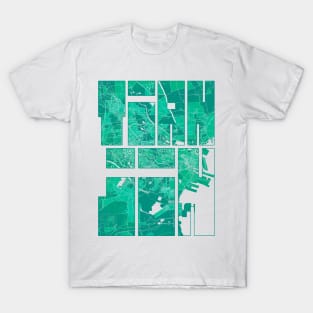 Tianjin, China City Map Typography - Watercolor T-Shirt